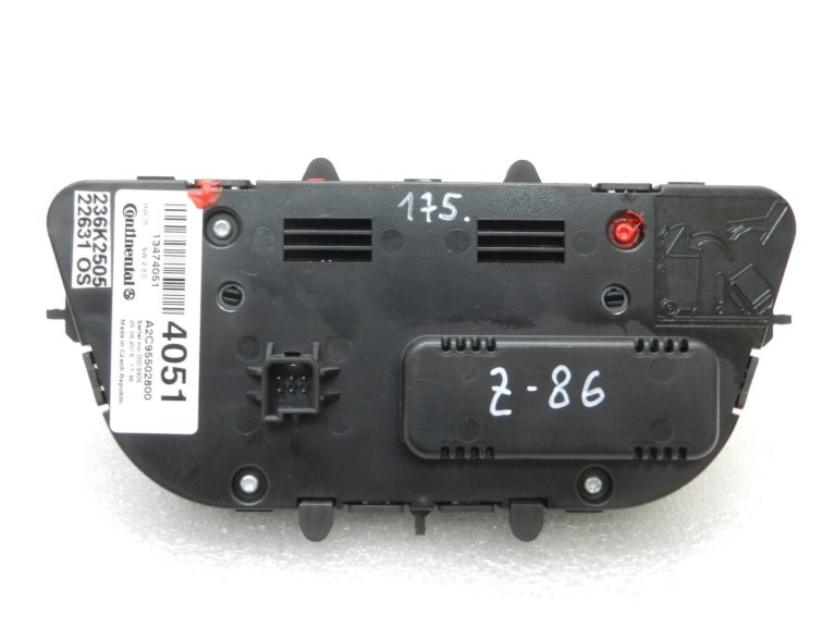 Opel Zafira C Klimata kontroles panelis Apkures kontroles panelis Apkures kontrolieris 13474051