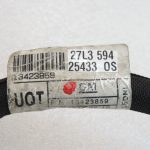 Opel Zafira C akumulatora negatīvā termināla zemējuma kabelis negatīvais kabelis 13423859
