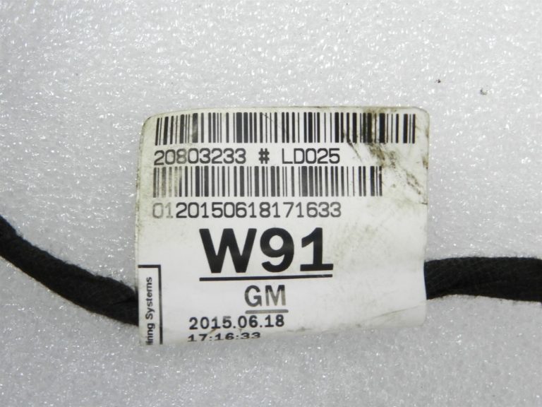 Opel Zafira C Aizmugurējās kreisās aizmugurējās durvis vadu instalācijas kabelis 20803233