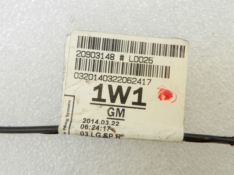 Opel Zafira C Aizmugurējās labās augšējās aizmugurējās durvis vadu instalācijas kabelis 20903148