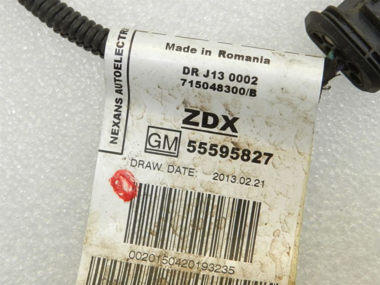 Opel Insignia A Zafira C 2.0CDTi A20DT Kloķvārpstas sensora vadu instalācija 55595827
