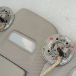 Opel Zafira C Priekšējā labā saules aizsarglāze Saules aizsarglāze ar apgaismojumu 13395040