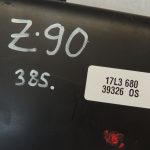 Opel Zafira C instrumentu paneļa cimdu nodalījuma vāks Jet Black