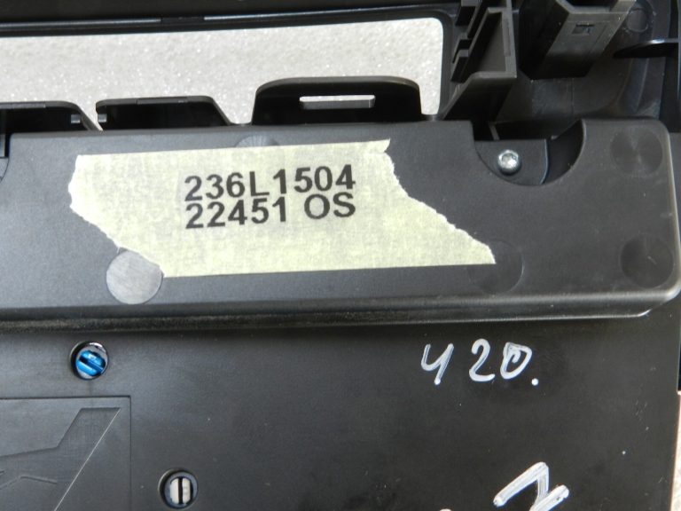 Opel Zafira C CD 400 Plus radio vadības panelis Jet Black 13435410