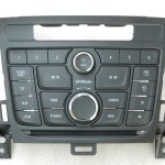 Opel Zafira C CD 400 Plus radio vadības panelis Jet Black 13435410