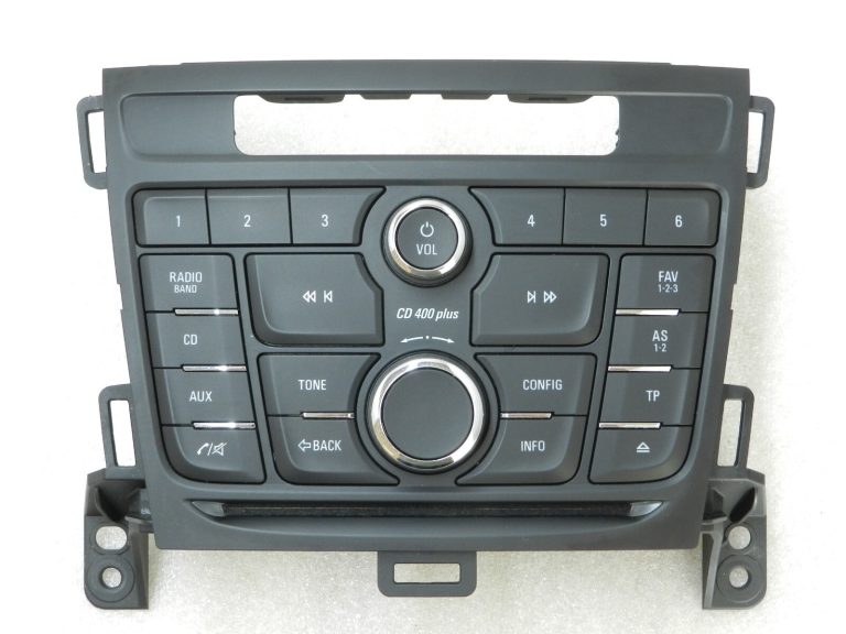 Opel Zafira C CD 400 Plus radio vadības panelis Jet Black 13435410