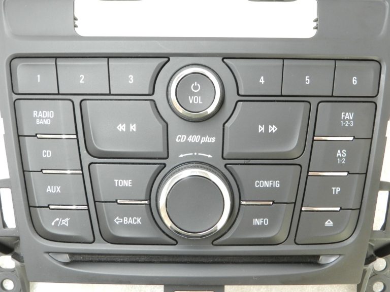 Opel Zafira C CD 400 Plus radio vadības panelis Jet Black 13435410