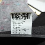 Opel Zafira C Priekšējie labie sēdekļi Atzveltne bez apsildes TAGR 13296546