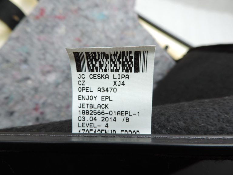Opel Zafira C Priekšējie labie sēdekļi Atzveltne bez apsildes TAGR 13296546