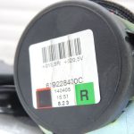 Opel Zafira C Trešās rindas labā drošības josta melna 13332242