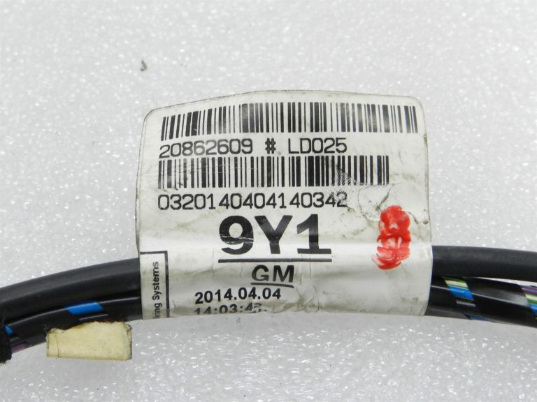 Opel Zafira C Aizmugurējās kreisās augšējās aizmugurējās durvis vadu instalācijas kabelis 20862609
