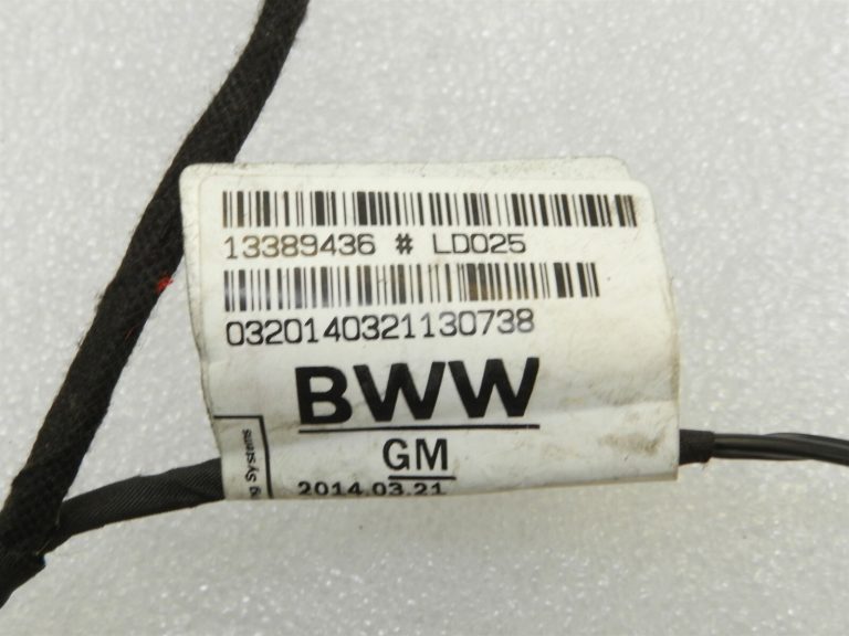 Opel Zafira C Aizmugurējā virsbūves instalācijas kabelis 13389436