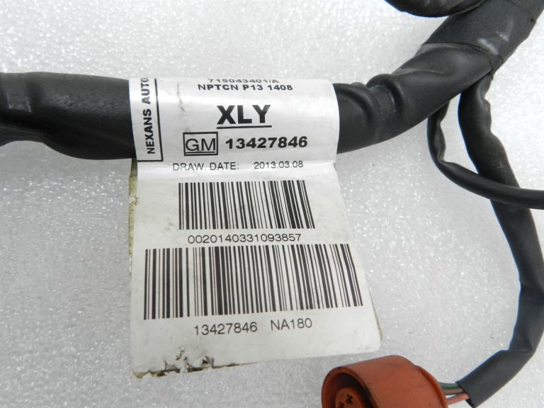 Opel Zafira C 2.0CDTi A20DTL A20DT Dīzeļdzinēja elektroinstalācija 13427846 XLY
