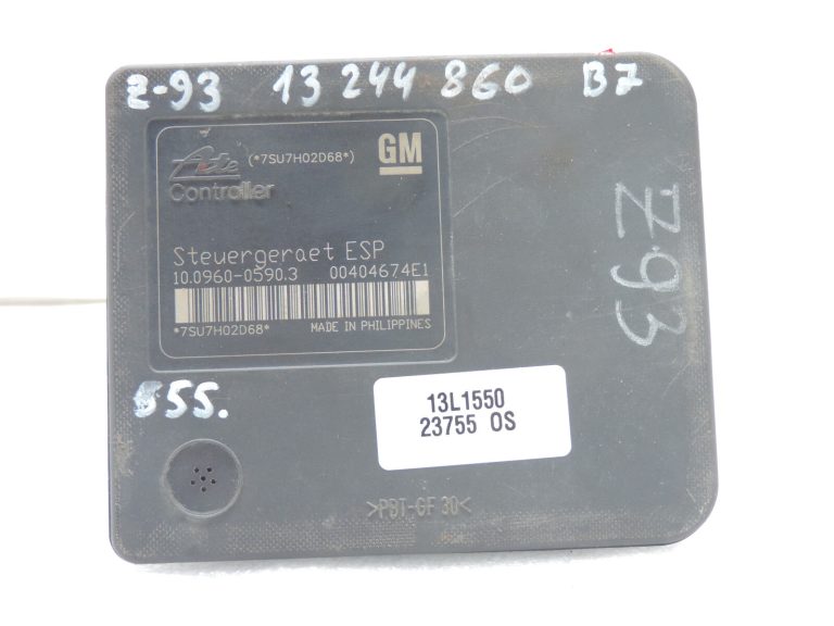 Opel Zafira B ABS uzlabota ESP vadības bloks vadības bloks vadības bloks vadības bloks 13244860 BJ