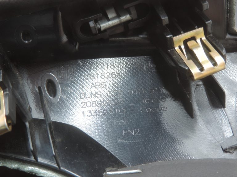 Oriģinālais Opel Zafira C instrumentu paneļa vāks kreisais, pelēks (2C4) 20892635