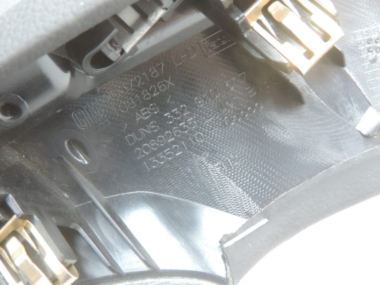 Oriģinālais Opel Zafira C instrumentu paneļa vāks kreisais, pelēks (2C4) 20892635