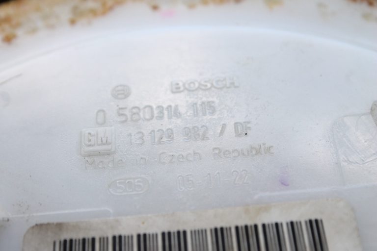 Oriģināls Opel Zafira B 1.6/1.8 benzīna degvielas sūknis 93187095 13184922 5815046