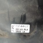 Oriģinālā Mercedes C-klases W205 AMG C63 riteņu arkas aizsargs priekšējā kreisā aizmugurējā daļa