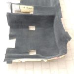 Oriģinālais Mercedes Benz W205 aizmugurējais salona paklājs Carpet