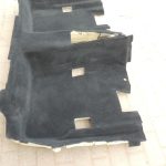Oriģinālais Mercedes Benz W205 aizmugurējais salona paklājs Carpet