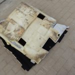 Oriģinālais Mercedes Benz W205 aizmugurējais salona paklājs Carpet