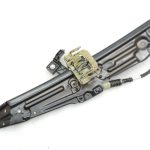 Oriģinālais BMW 5. sērijas F10 F11 F18 aizmugurējā kreisā loga regulators 51357182613, 7182613