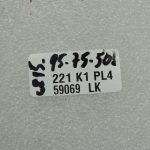 Oriģinālais Mercedes Benz W205 aizmugurējais salona paklājs Carpet