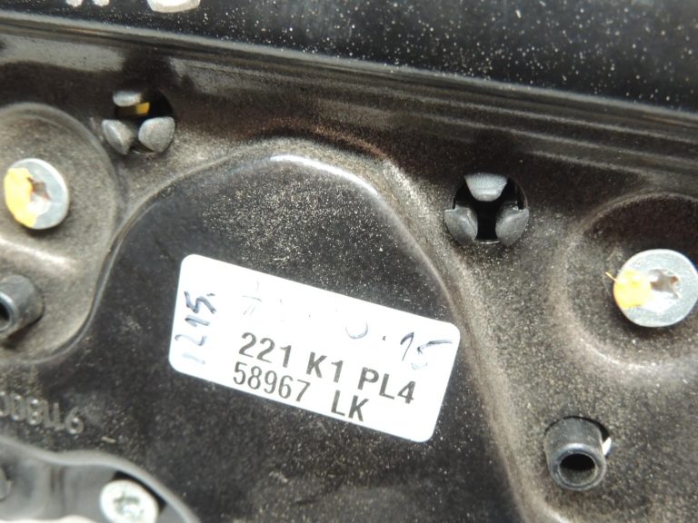Oriģinālais BMW 5. sērijas F10 F11 F18 aizmugurējā kreisā loga regulators ar motoru 51357182613