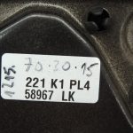 Oriģinālais BMW 5. sērijas F10 F11 F18 aizmugurējā kreisā loga regulators ar motoru 51357182613