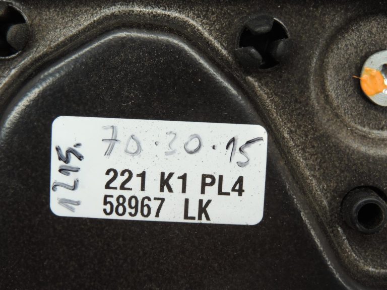 Oriģinālais BMW 5. sērijas F10 F11 F18 aizmugurējā kreisā loga regulators ar motoru 51357182613