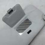 Oriģinālā Toyota Yaris Verso P2 Saules aizsarglīdzeklis kreisais, pelēks 7432052550B0