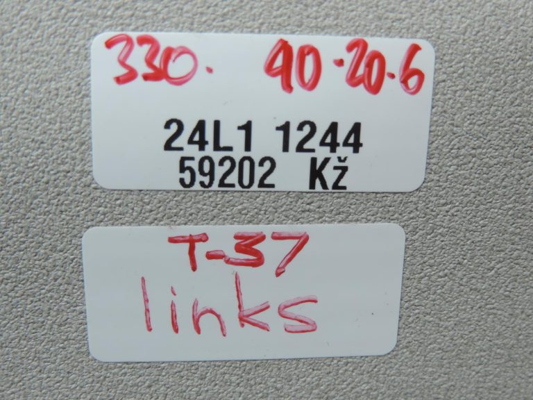 Oriģinālā Toyota Yaris Verso P2 Saules aizsarglīdzeklis kreisais, pelēks 7432052550B0