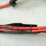 Oriģinālais BMW 5. sērijas F10 F11 F06 akumulatora apakšdaļas kabelis plus 61129150990