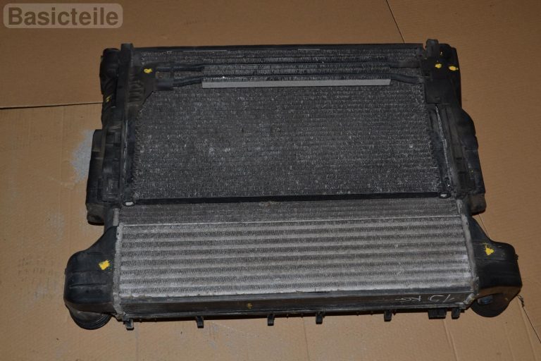 BMW X3 E83 Diesel Pilnīgs ventilatora rāmis ar ventilatoru interkulētora ūdens dzesētāja dzesētāju