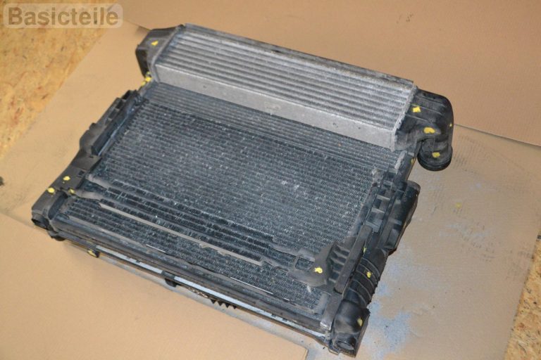 BMW X3 E83 Diesel Pilnīgs ventilatora rāmis ar ventilatoru interkulētora ūdens dzesētāja dzesētāju