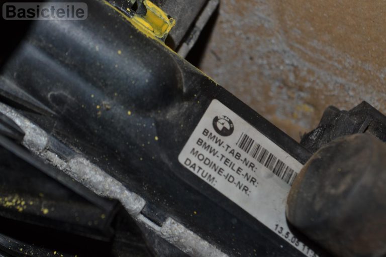 BMW X3 E83 Diesel Pilnīgs ventilatora rāmis ar ventilatoru interkulētora ūdens dzesētāja dzesētāju
