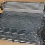 BMW X3 E83 Diesel Pilnīgs ventilatora rāmis ar ventilatoru interkulētora ūdens dzesētāja dzesētāju