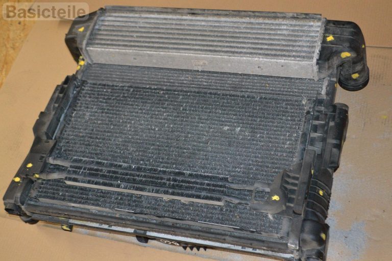 BMW X3 E83 Diesel Pilnīgs ventilatora rāmis ar ventilatoru interkulētora ūdens dzesētāja dzesētāju