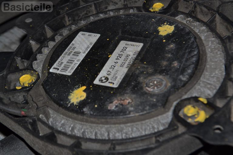 BMW X3 E83 Diesel Pilnīgs ventilatora rāmis ar ventilatoru interkulētora ūdens dzesētāja dzesētāju