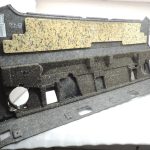 Oriģinālais BMW 5. sērijas F10 aizmugurējā bagāžas nodalījuma plaukta pārsegs melns 51469173452