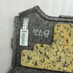 Oriģinālais BMW 5. sērijas F10 aizmugurējā bagāžas nodalījuma plaukta pārsegs melns 51469173452
