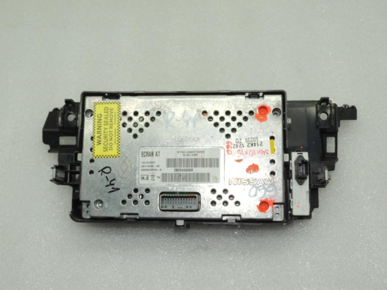 Renault Laguna III displeja monitora navigācijas displejs RHD 280384727R 280340005R