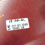 Mitsubishi Pajero V6 V8 degvielas uzpildes vāks PH2C RED MR485936