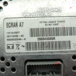 Renault Laguna III displeja monitora navigācijas displejs RHD 280384727R 280340005R