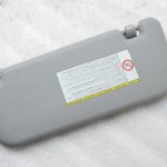Oriģinālais 2005-2011 Toyota Yaris P9 saules aizsarglīdzeklis labajā pusē