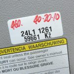 Oriģinālais 2005-2011 Toyota Yaris P9 saules aizsarglīdzeklis labajā pusē