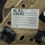 Oriģinālā BMW 5. sērijas F10 F11 aizmugurējā labā durvju paneļa durvju apdare BLACK LCSW 7273280