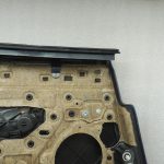Oriģinālā BMW 5. sērijas F10 F11 aizmugurējā labā durvju paneļa durvju apdare BLACK LCSW 7273280