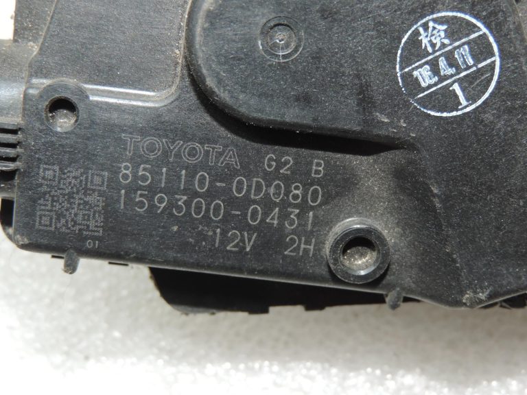 Oriģināls 2005-2011 Toyota Yaris P9 priekšējais tīrītāja motors