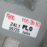 2011-2020 Toyota Yaris P13 aizmugurējā bampera balsta pastiprinājums pelēks (1G3)